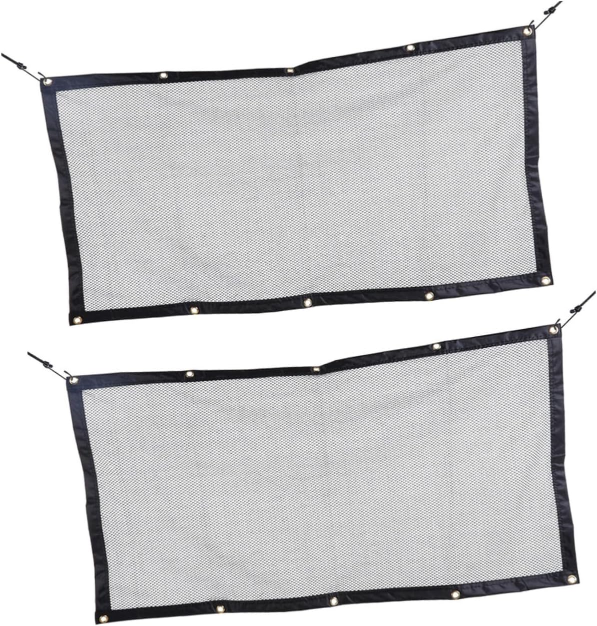 2pcs Car Mesh Barrier for Pets Dog Divider for Safe Driving Easy Installation Pet Portable Vehicle Barrier for Cars and Suvs