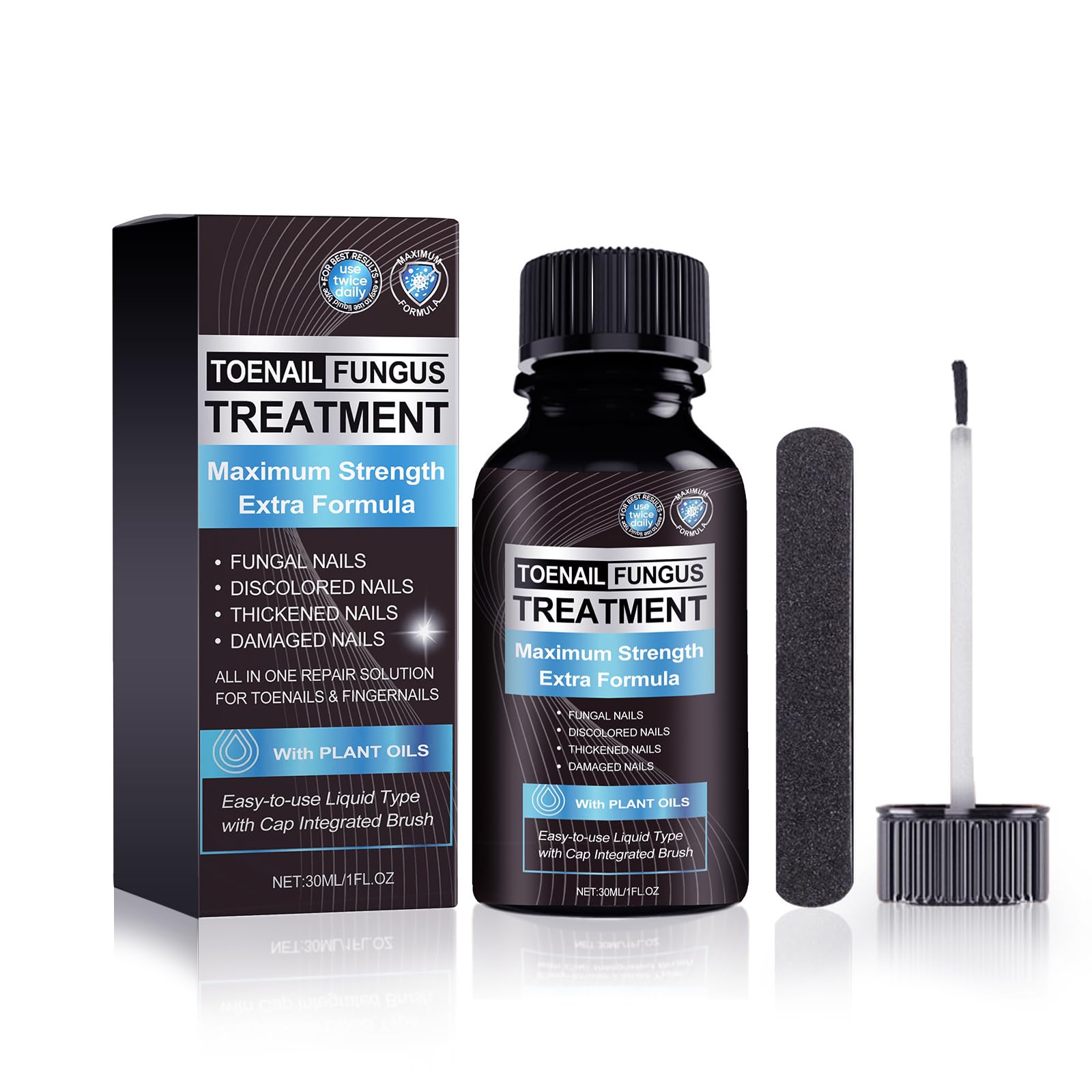 Toenail Fungus Treatment,Toenail Fungus Treatment Extra Strength,30ML Nail Fungus Treatment Extra Strength,11.22Toe Nail Fungus Treatments,Toe Fungus Treatment for Toenail for Damaged Nails131 Fl Oz