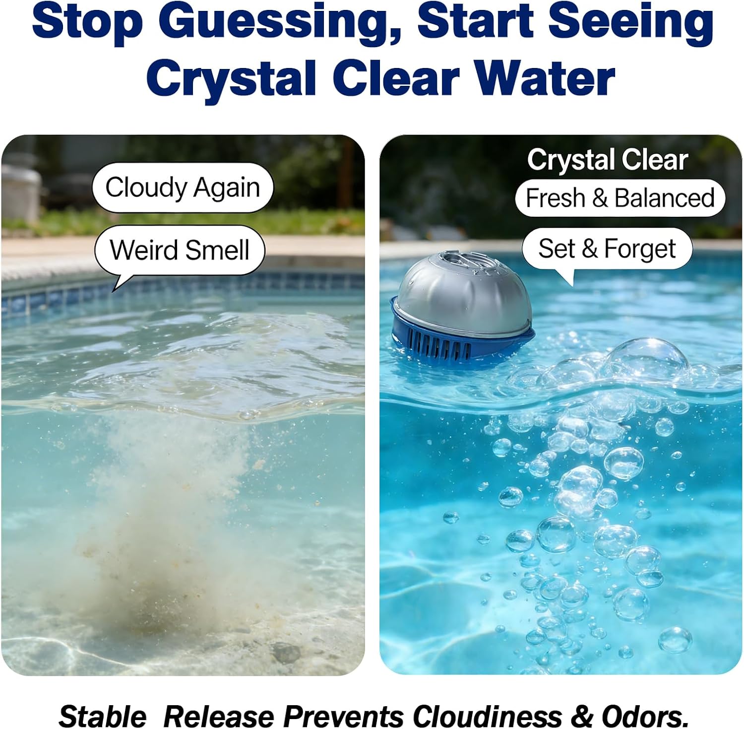 Replacement for Frog @Ease Floating Hot Tub System Cartridge, SmartChlor Compatible, Spa Water Care up to 600 Gallons, 3 Pack