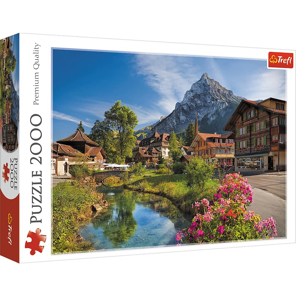 Trefl - Puzzle 2000 Teile, Die Alpen im Sommer, Klassische Puzzles | Für Kinder und Erwachsene ab 14 Jahren, hochwertige, kreative Unterhaltung, präzise passende Teile