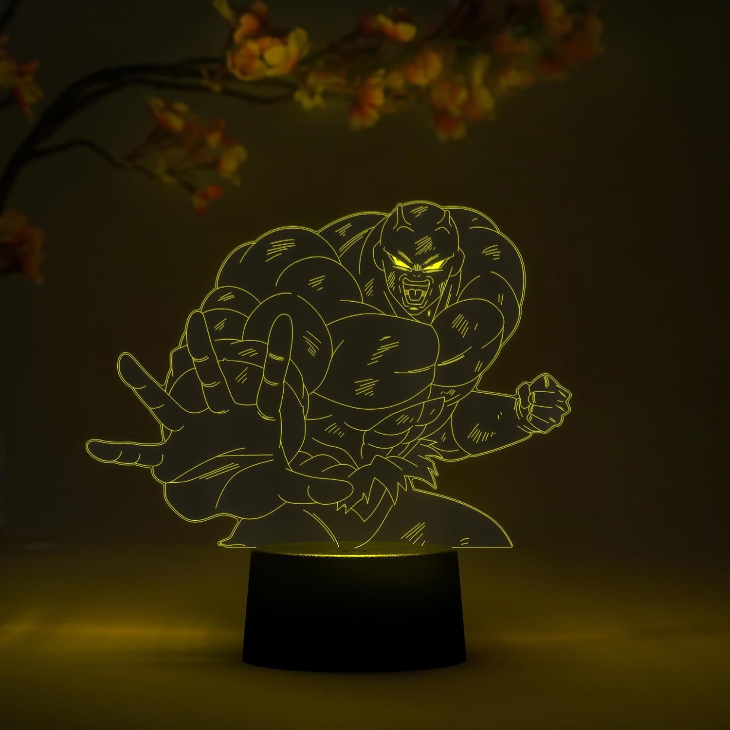 Otaku Lamps Jiren Dragon Ball Super – Anime Lamp Figure Night Light, 16 Color RGB LED – Remote, 3D Anime Room Décor Gift for Otaku