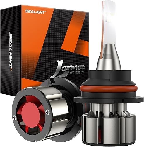 Vista 17 de SEALIGHT Bombillas X4I H13/9008, bombillas antiniebla para faros delanteros H13, 70,000 lm, con anillo de bloqueo ajustable, ventilador