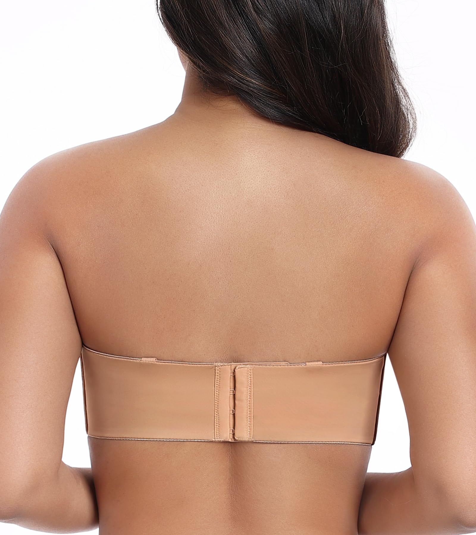 DotVol Reggiseno Senza Spalline Donna Taglia Forte Ferretto e Non Imbottito Bra a più Vie