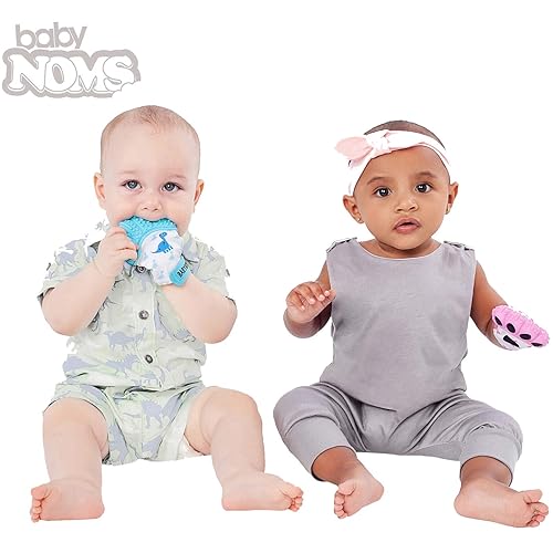 Miniatura 5 de ® Manopla de dentición | Pata de dentición de unicornio rosa