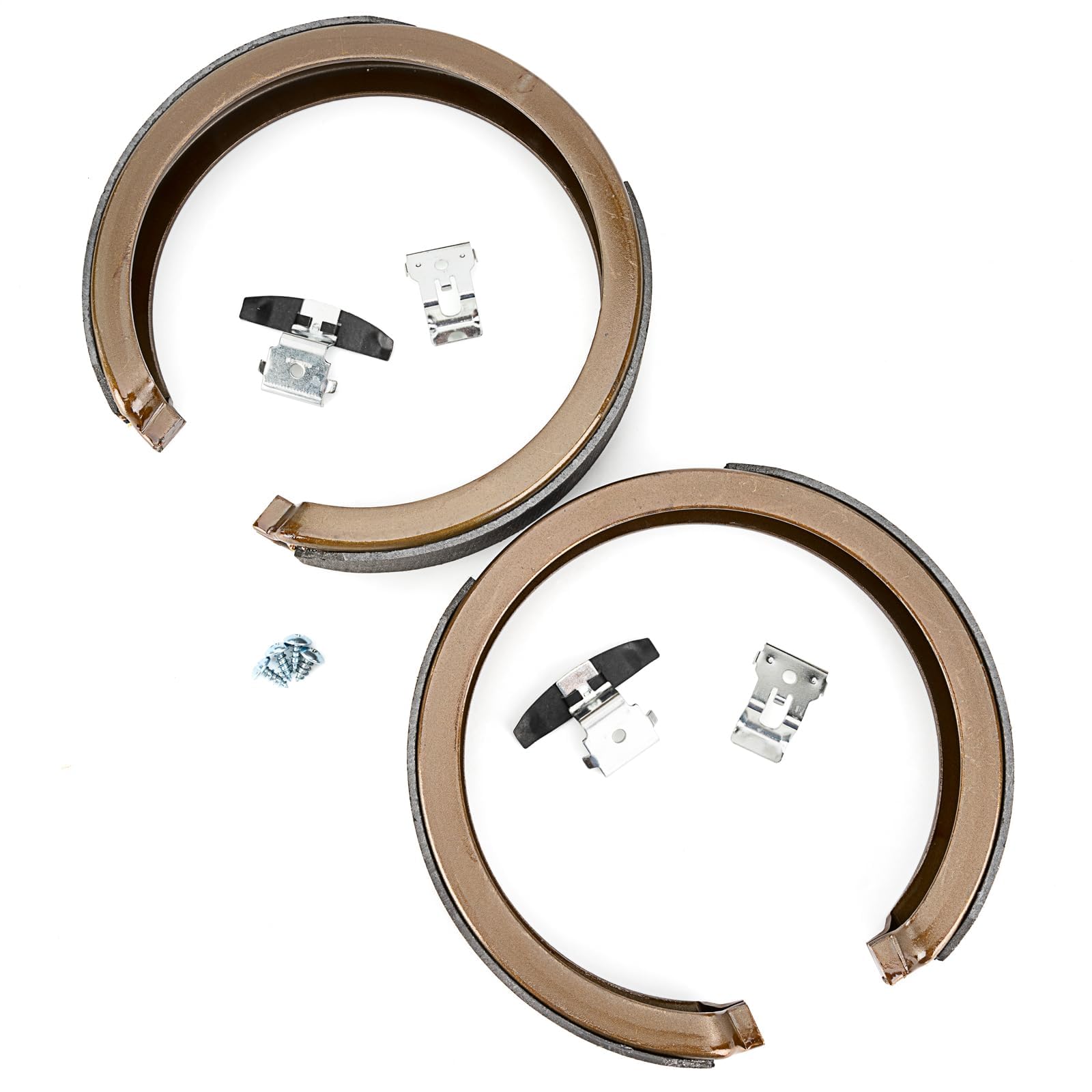 Rear Parking Brake Shoes Sets Compatible with Chevrolet ASTRO AVALANCHE EXPRESS SILVERADO SUBURBAN 1500 2500 1999-2014 TAHOE TRAILBLAZER SSR Compatible with Chevy Replacement for 781PG