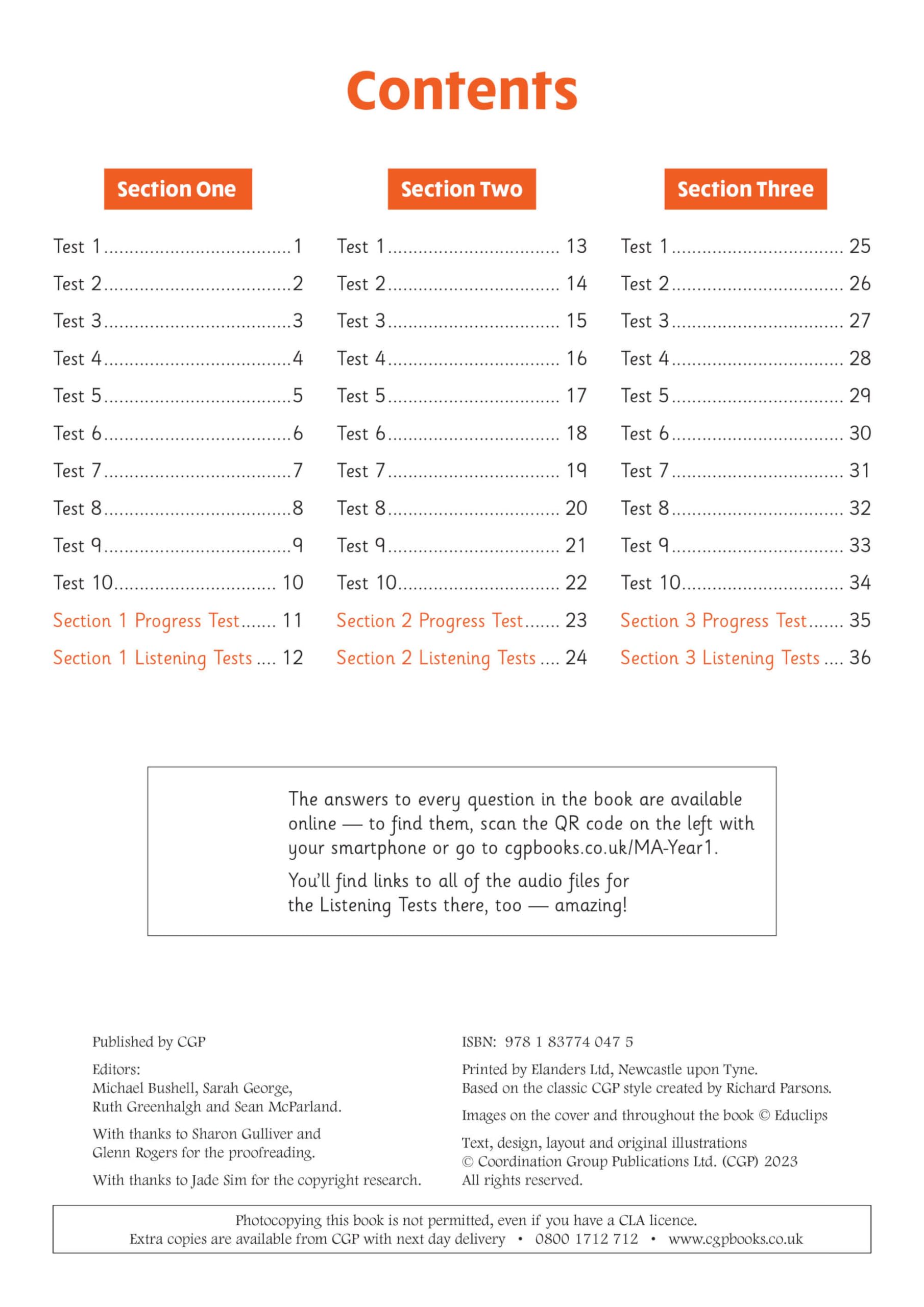 KS1 Maths Year 1 Mental Arithmetic Targeted Question Book (includes Online Answers & Audio Tests)