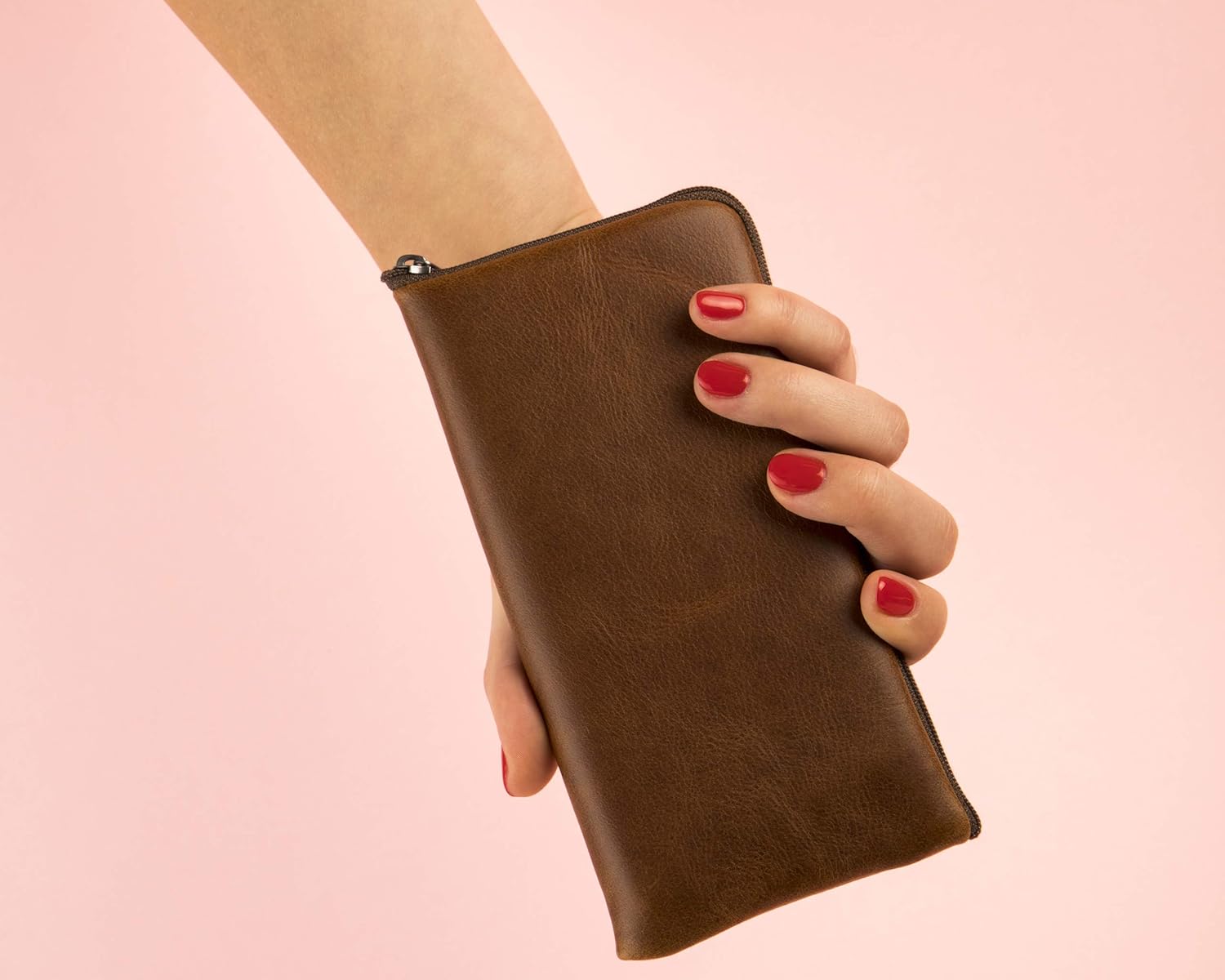 Brown Italian Leather Case for iPhone. Made in EUROPE