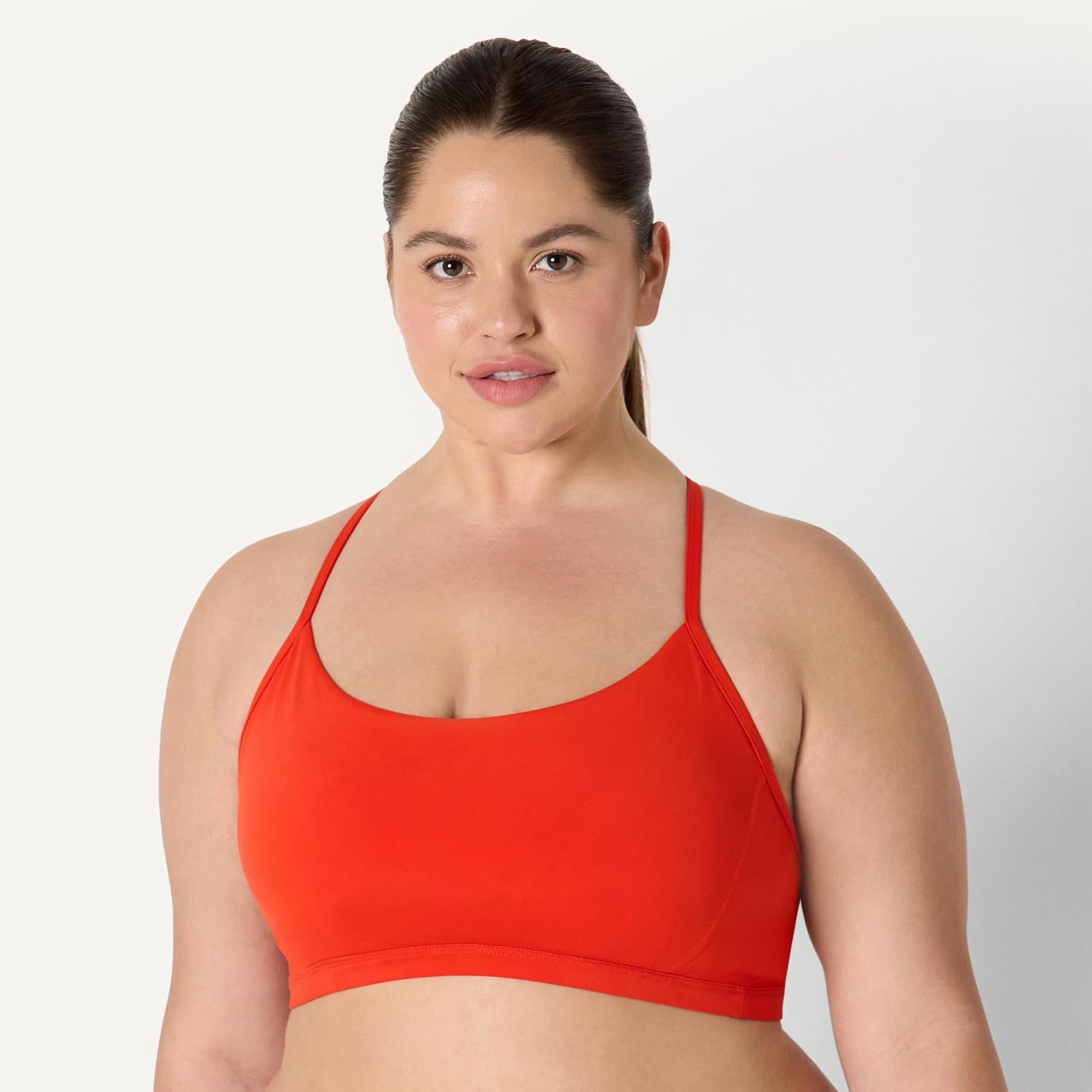 Amazon Essentials Women's Active FormFlex Buttery Soft Light Support Y-Back Thin Strap Yoga Sports Bra - Image 7