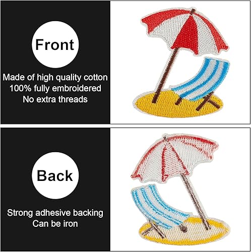 Vista 184 de Parches bordados para automóvil, lindos parches para planchar y coser para automóvil y vehículo, apliques para ropa, vestido, sombrero, jeans, Un