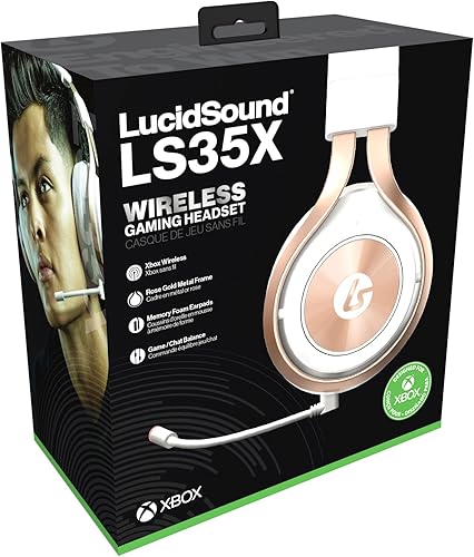 Miniatura 6 de LucidSound LS35X Wireless Surround Sound Gaming Headset - Officially Licensed for Xbox One & Xbox Series XS - Works Wired with PS5, PS4, PC,