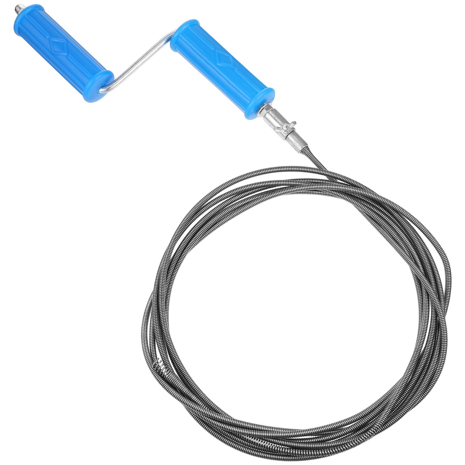 Desatascador de tuberías de 5m con alambre de acero flexible para fregaderos de cocina