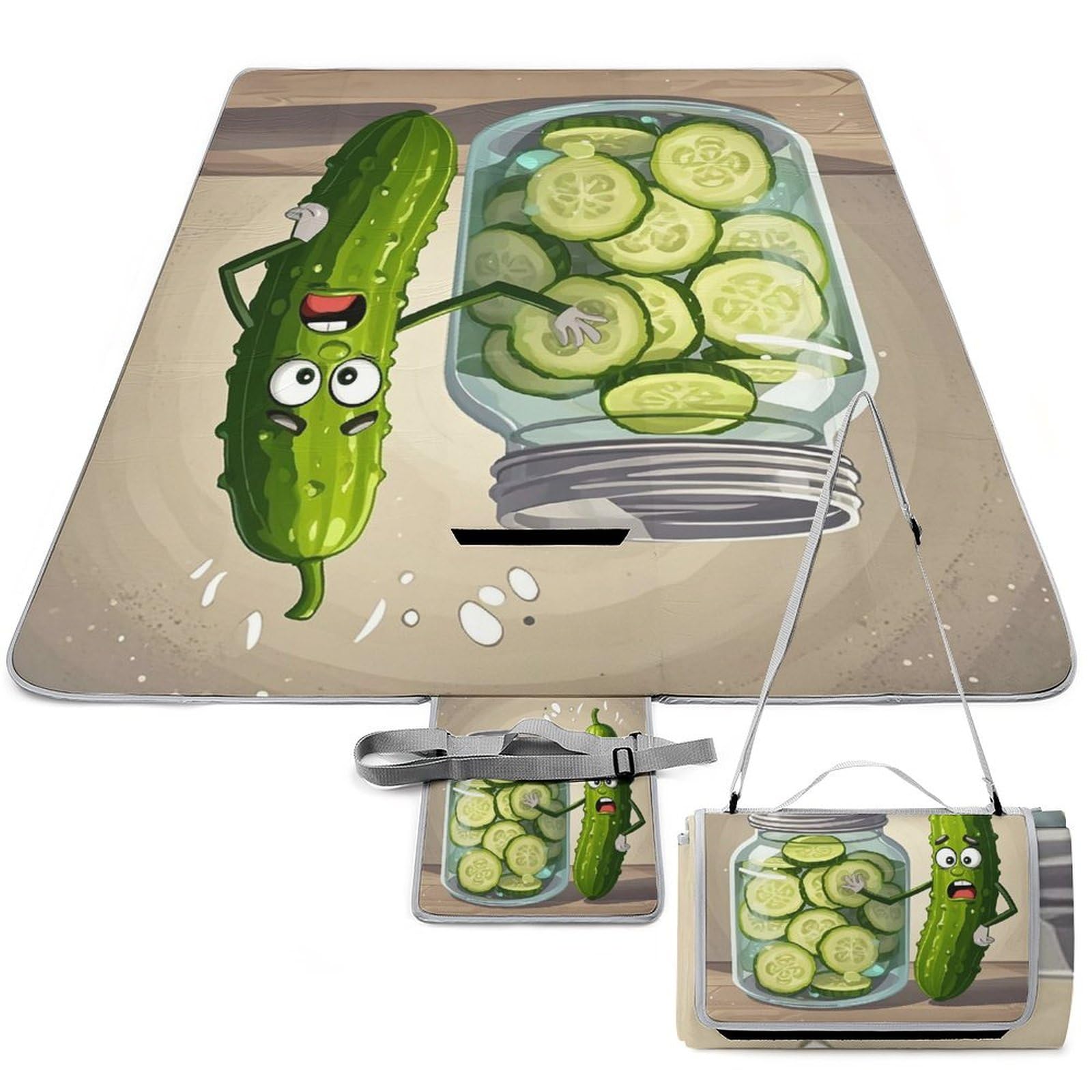 Couverture de pique-nique Kimchi étanche et tapis de parc pliable