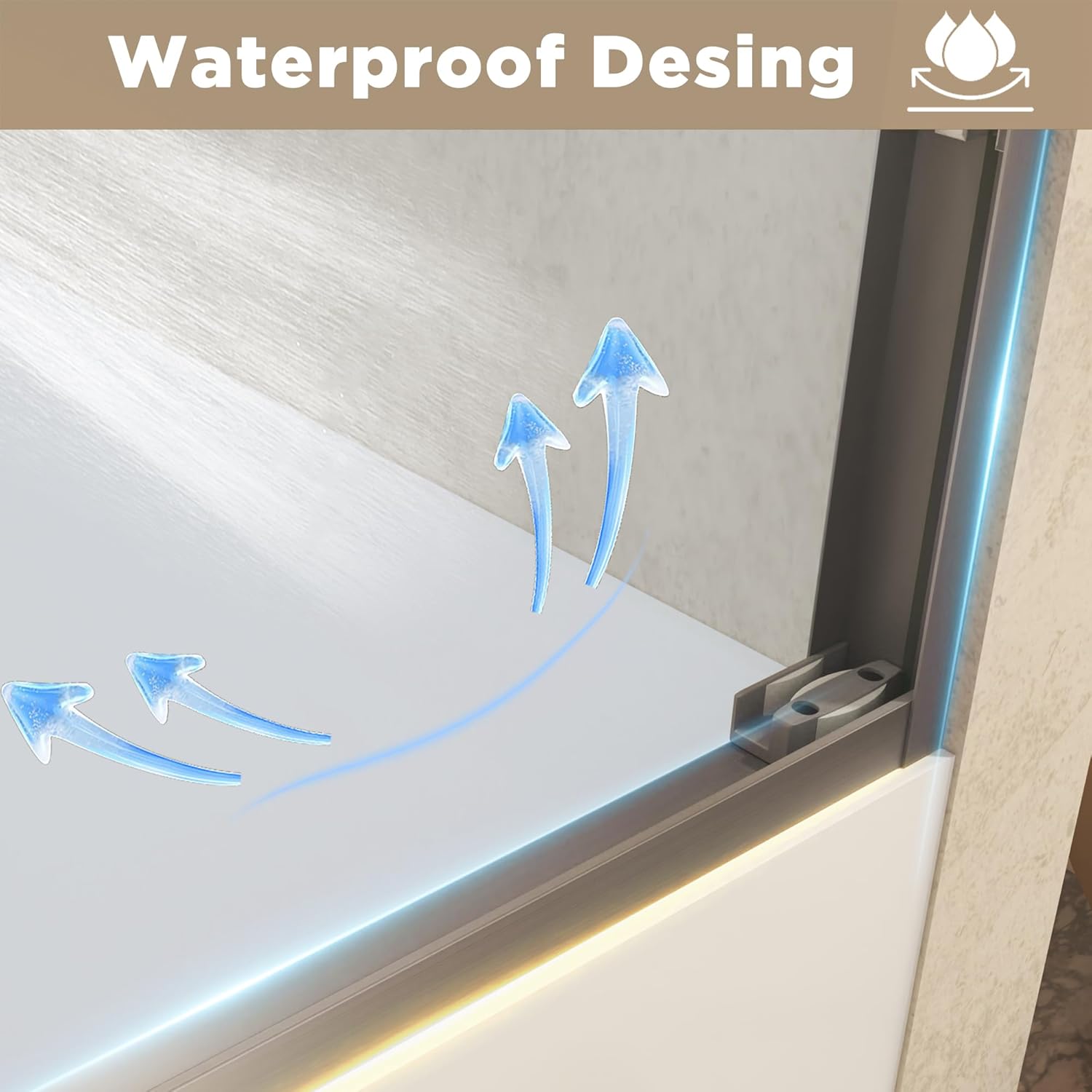 Bathroom Double Sliding Shower Door, Durable Tempered Glass Sliding Shower Door with Aluminum Frame and Stainless Steel Handle, 56-60" W x 60" H, 1/4 (6 mm), Easy Assembly, Brushed Nickel