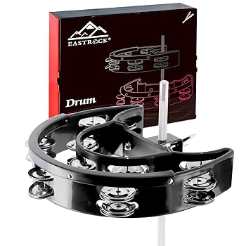 Amazon.com: EASTROCK Drum Set Tambourine with Mounting Eye