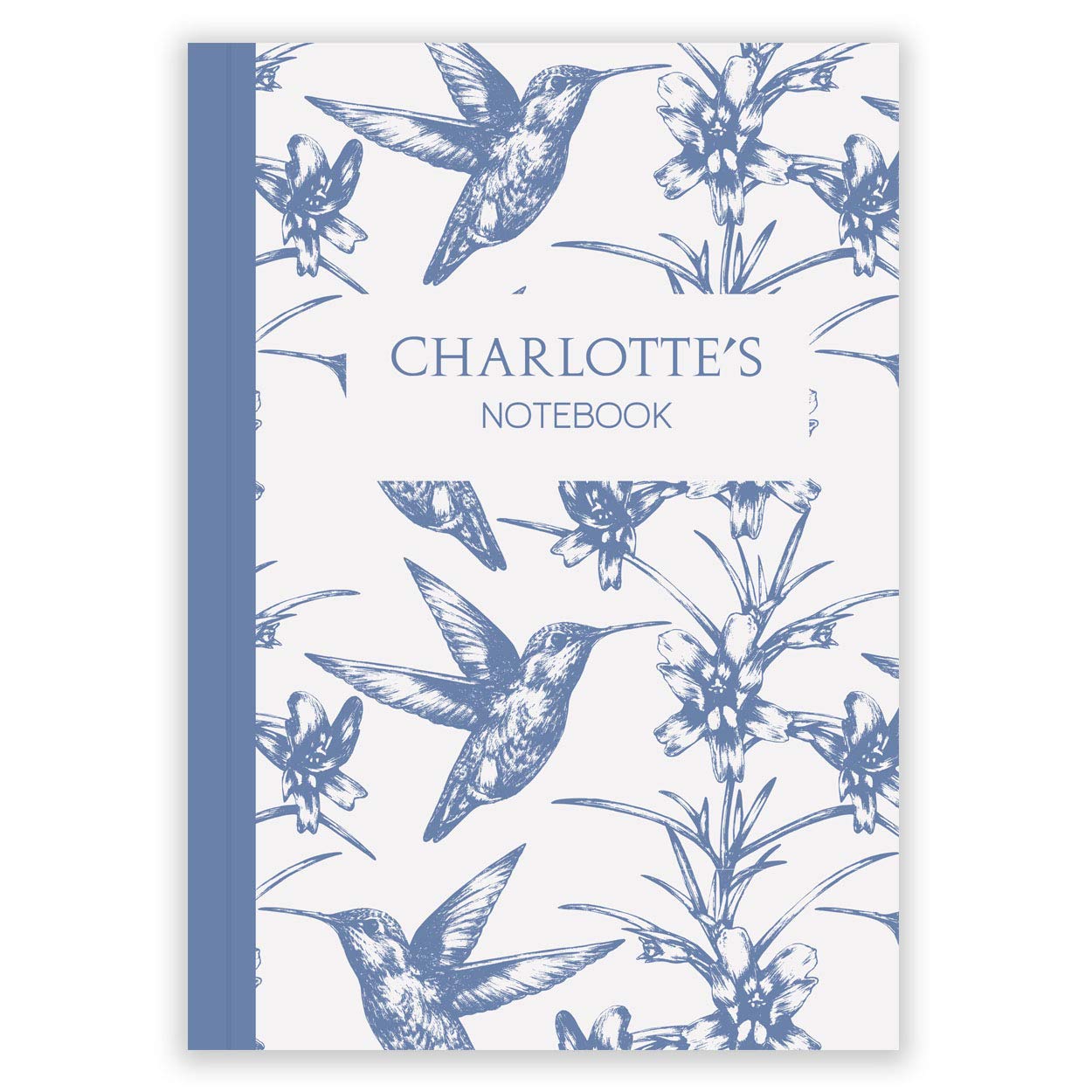 Paper Themes Personalised Notebook (Hummingbirds, A4) — image 1