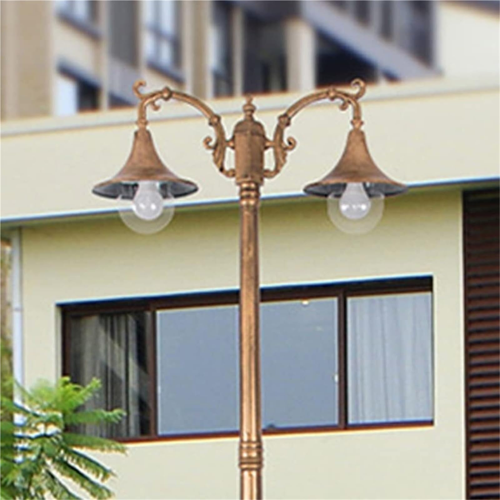 QUSYZD Solar Post Lights Outdoor Lamp Post Light, Lamp Post Lights Outdoor,230Cm 90.55In Outdoor Garden Pillar Post Light Aluminum Path Pillar Lamp Waterproof Ip65 Street Light,Bronze-230CM(90.55in)