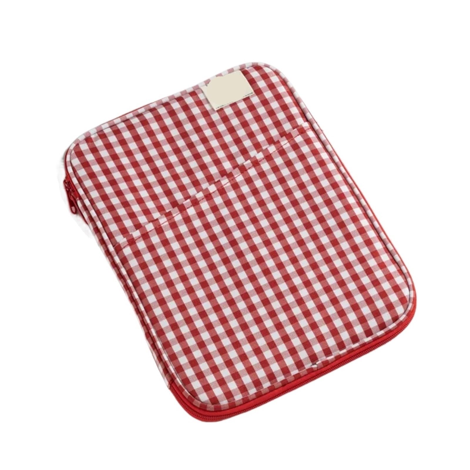 Bolsa Blanda De Tableta Bolsa for Tableta, Funda portátil for Tableta de 11/13 Pulgadas, Funda con Cremallera for Tableta, Bolsa for Tableta(Red,13inch 35x27cm)