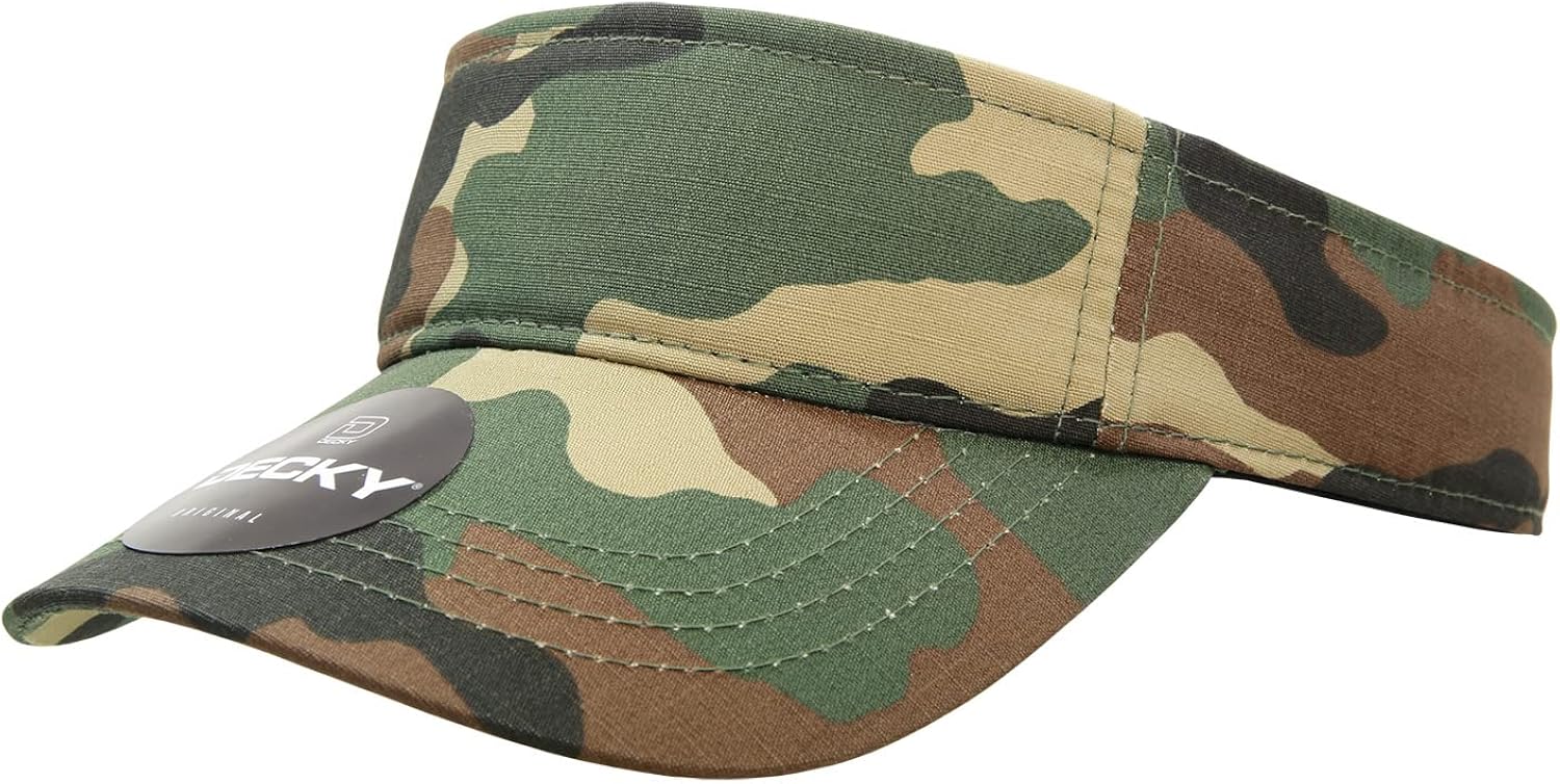 DECKY Standard Ripstop Visor, Black, ONE Size : Clothing, Shoes & Jewelry