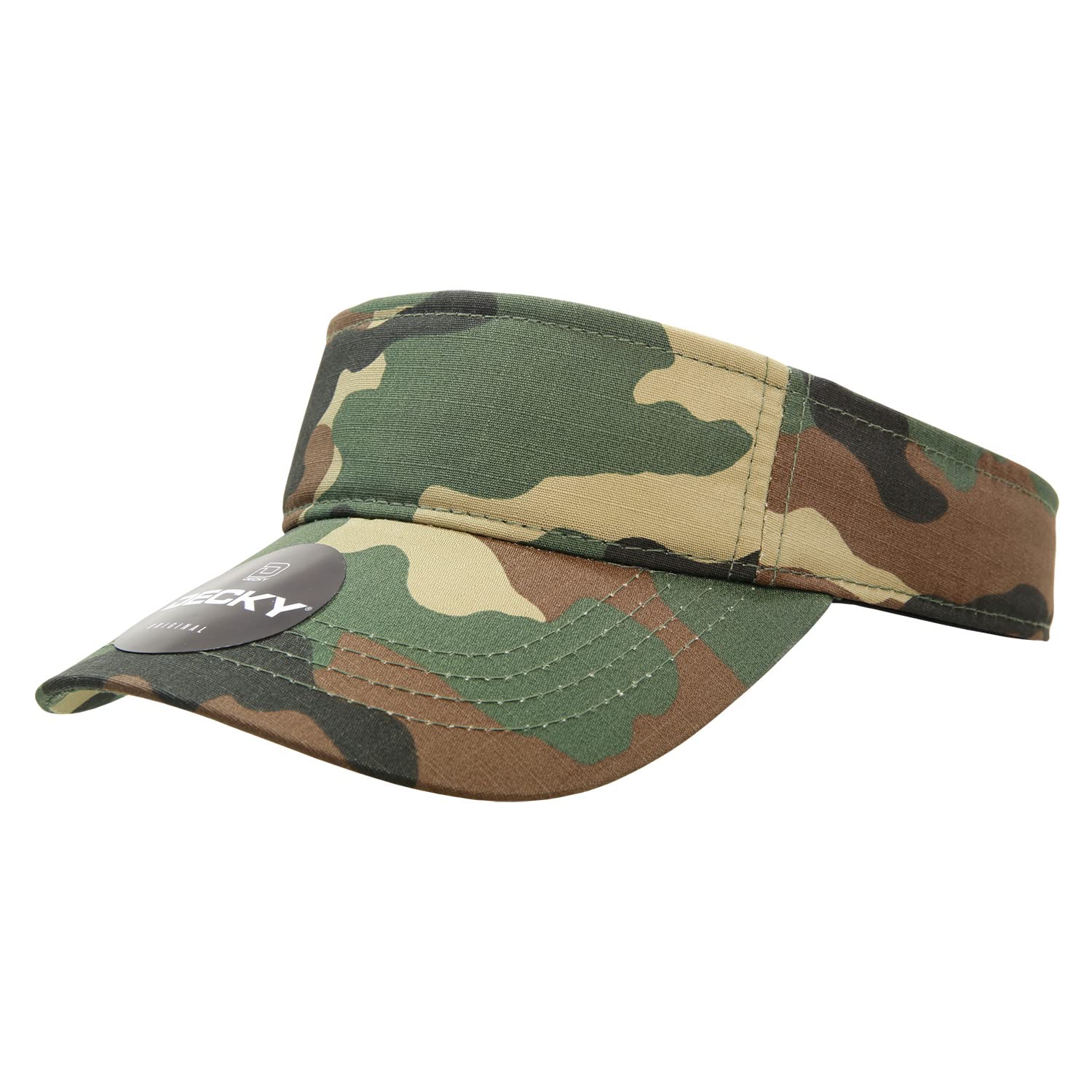 DECKY Standard Ripstop Visor, Woodland, ONE Size