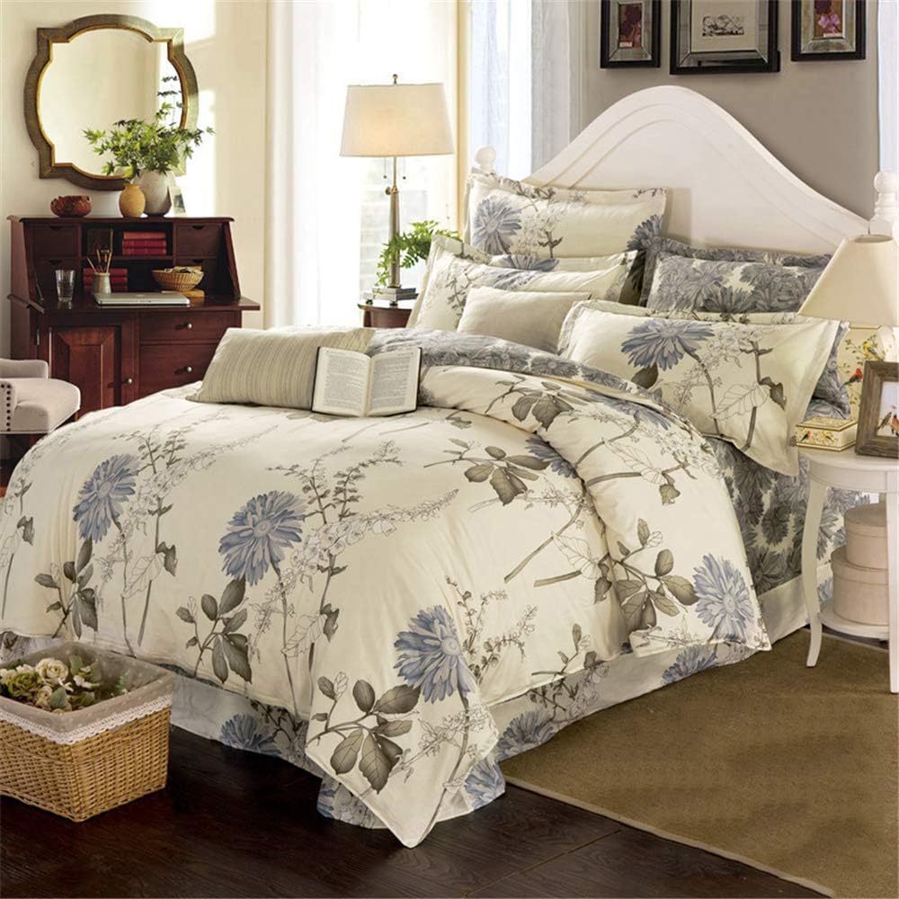 FANSU Copripiumino Una Piazza E Mezza 180x220cm-Set Parure Copripiumino Matrimoniale 180x220 in Microfibra 3 Pezzi con 2 Federa(50x75CM), Reversibile con Cerniera