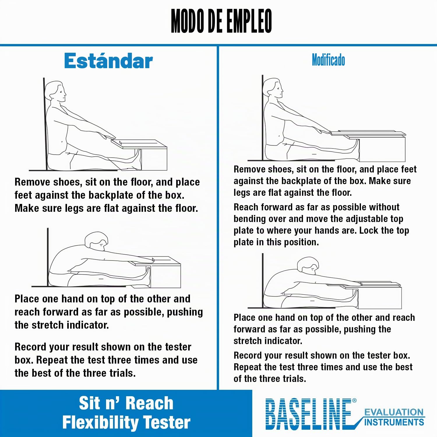 Baseline W67079 Test de Flexibilidad Corporal