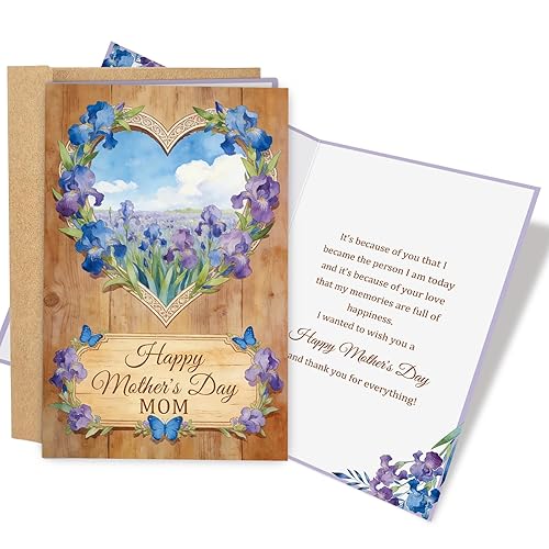 Heartfelt Mother's Day Card for Mom, Sentimental Mothers Day Card