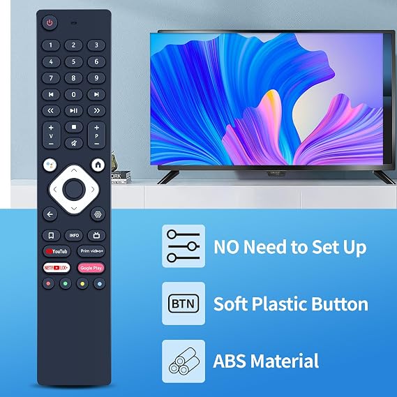 Replacement Voice Remote Control Compatible with Android TV Box Nokia Streaming 8000 & 8010