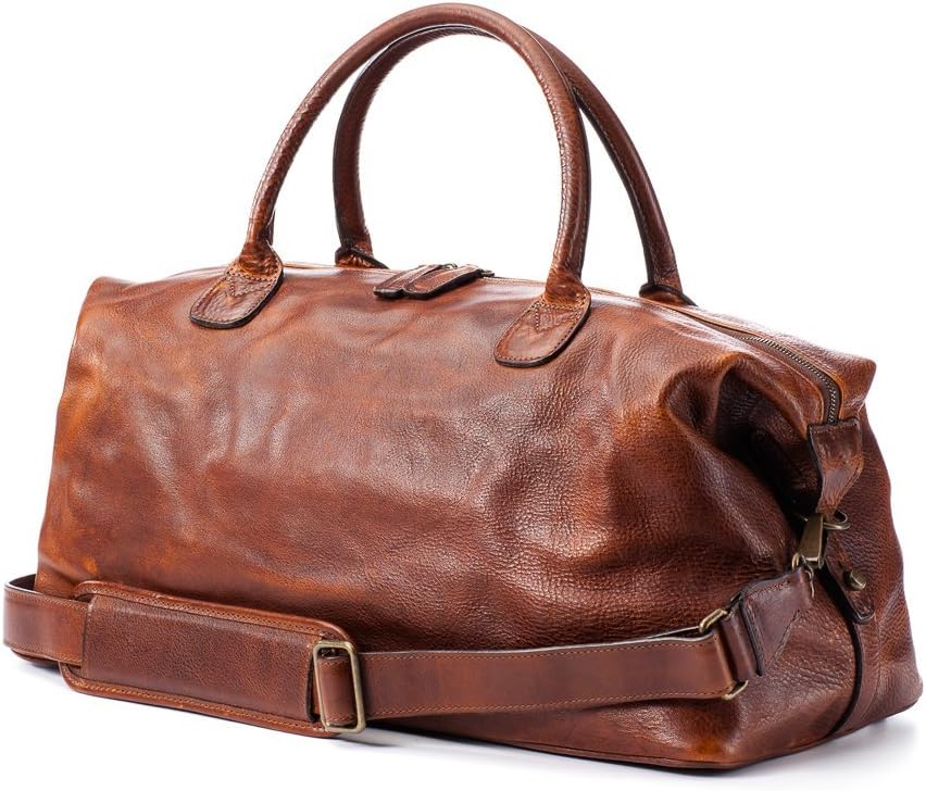 Moore & Giles Benedict Weekender Bag in Titan Milled Honey