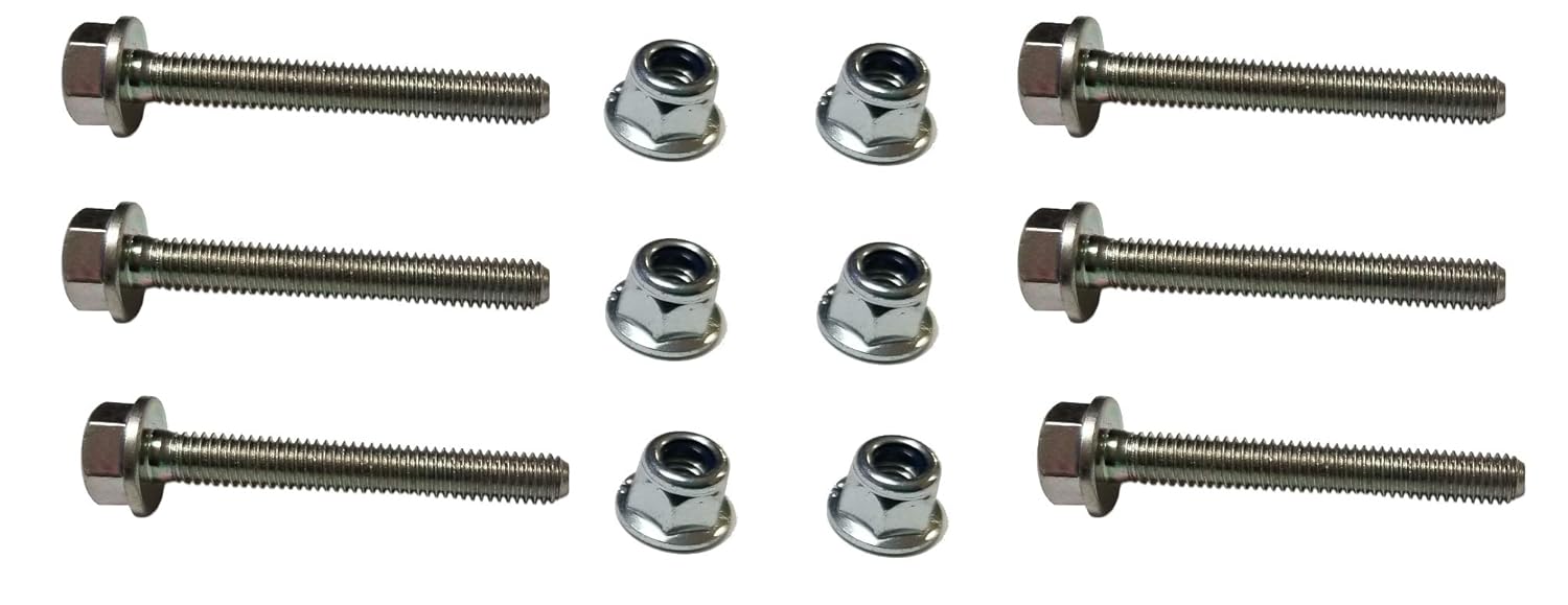 John Deere (6 Pack) Original Equipment Lock Nut/Screw Set - 19M7834A