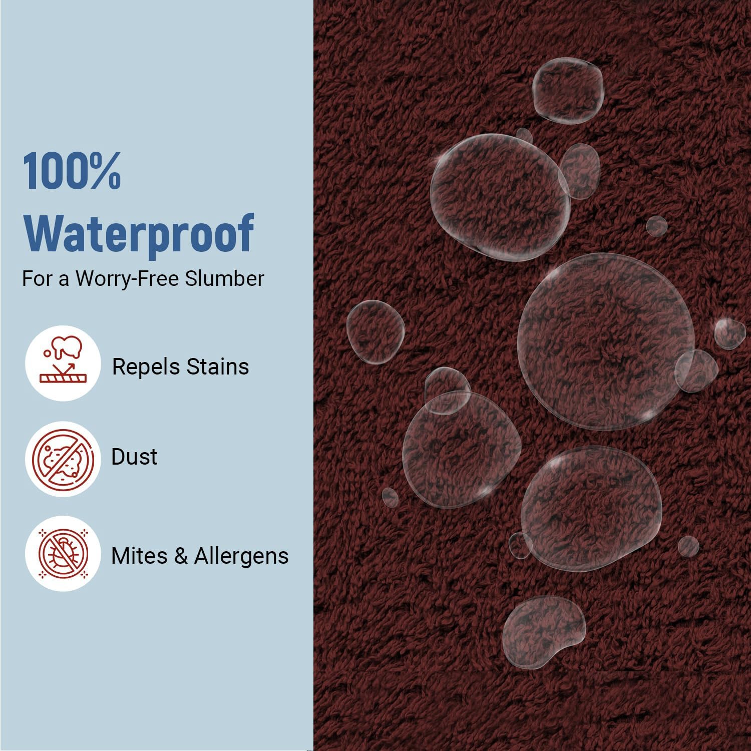 La Verne Waterproof Mattress Protector - King Size -3
