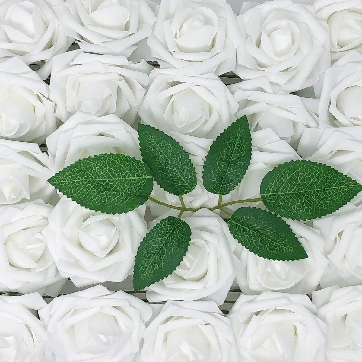 allydrew Real Touch Latex Roses for Bridal Shower Wedding Home Décor, Lavender