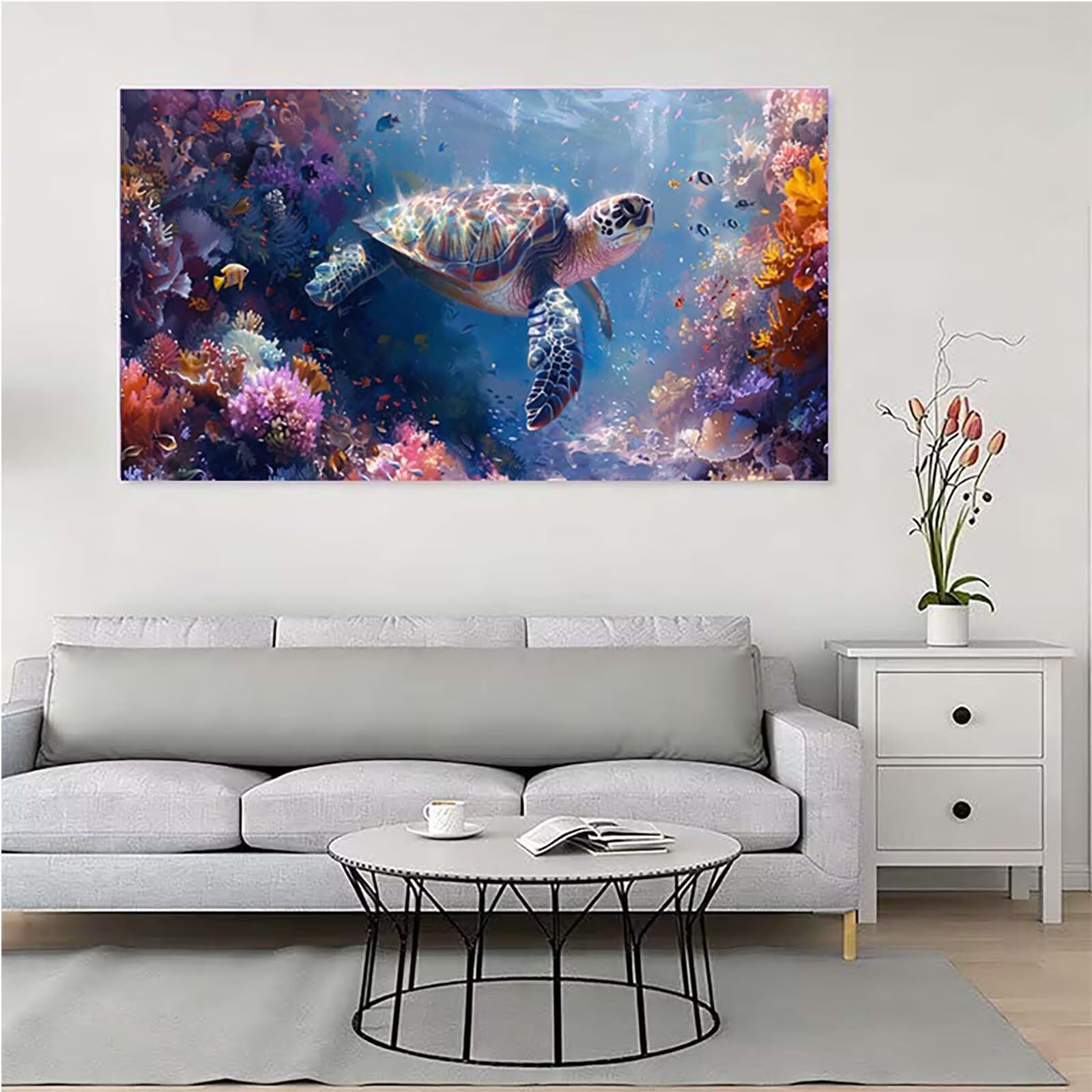 Tartaruga Marina 5D DIY Diamond Painting Grandi Dimensioni 80x160cm 3-9311