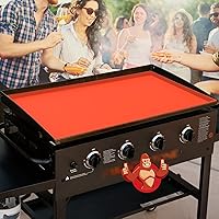 Vista 1 de Alfombrilla de silicona de 36 pulgadas para Blackstone Griddle Top, cubierta protectora de silicona 100% para Blackstone