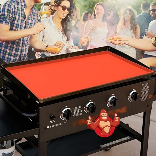 Alfombrilla de silicona de 36 pulgadas para Blackstone Griddle Top, cubierta protectora de silicona 100% para Blackstone