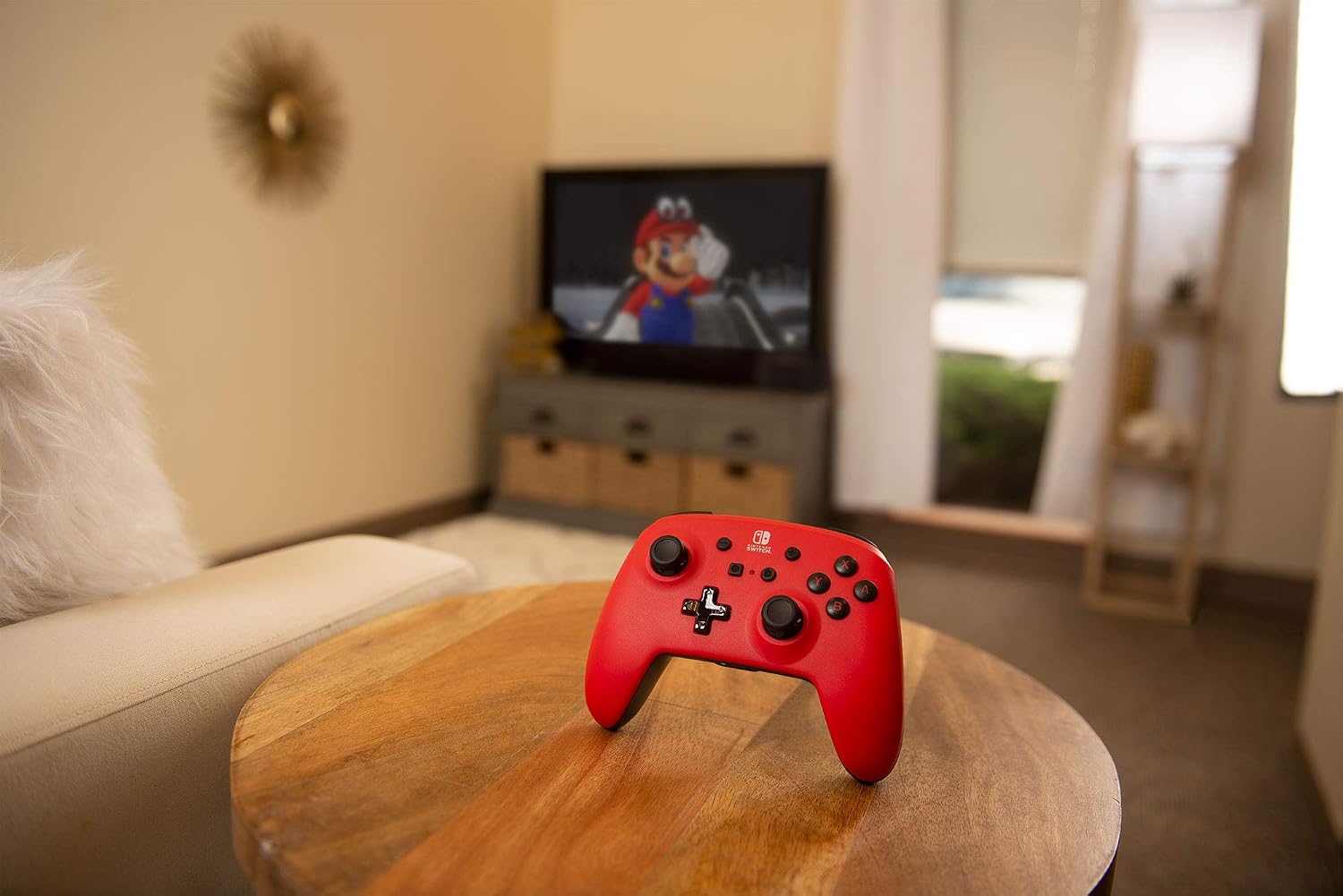 Play your favorite Nintendo Switch games like a Pro with this Officially Licensed Power enhanced wireless Controller. Designed for comfort during extended gaming sessions, this Bluetooth wireless Controller features bold Red design with Black accents, motion controls, standard layout, and metallic d-pad. Enjoy up to 30 hours of gameplay with new alkaline batteries (other variables affect playtime).