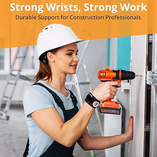 Miniatura 16 de BULLSEYE - Muñequera con anillo de silicona – Estabilizador para esguince de muñeca del lado cubital – desgarros TFCC, inestabilidad DRUJ, dolor