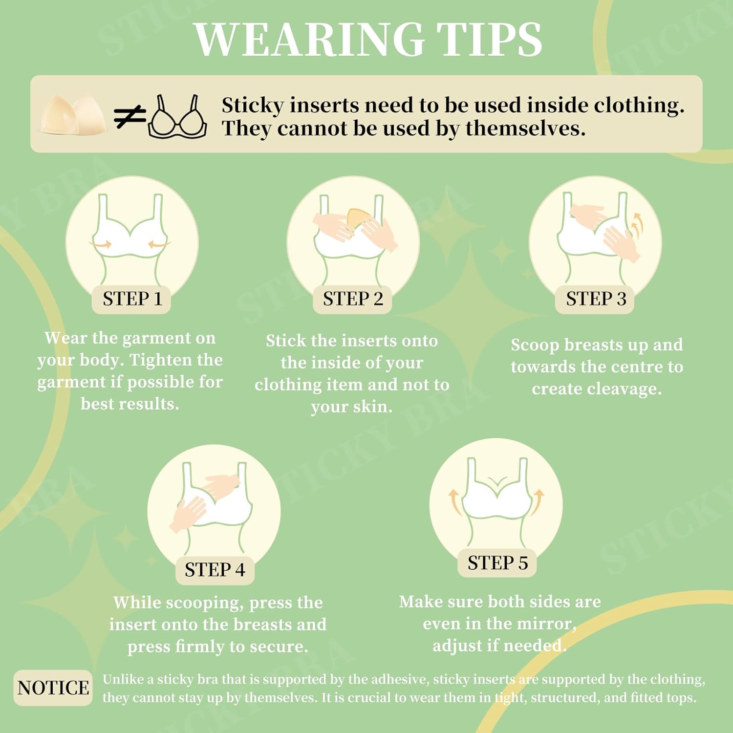 Double Sided Sticky Bra for Large Breasts D+ Cups Ultra Invisible Lift Adhesive Push Up Pads for Bikini Swimsuit - Image 6