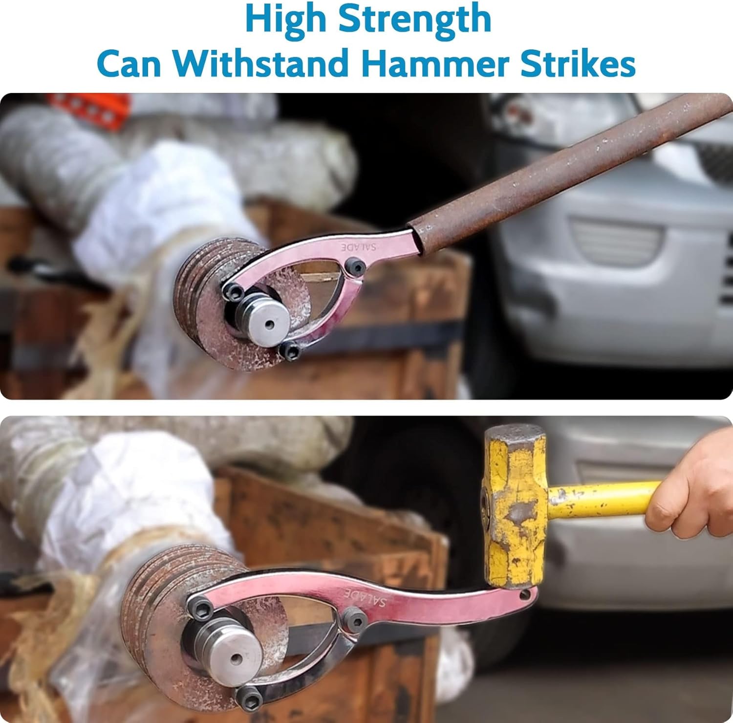 Heavy Spanner Wrench,Adjustable Gland Nut Wrench,for Removing Hydraulic Cylinder,Equipped with 1/4" and 5/16" and 3/8" Pins, Gloves, and Towels