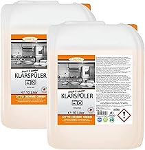 Lorito frisch & sauber Klarspüler Spülmaschine 2 x 10 L - Kraftvoller Entkalker materialschonend & glanzerhaltend, Entfernt hartnäckige Kalkrückstände & Verunreinigungen