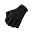 FitsT4 Sports Aqua Gloves Webbed Paddle Swim Gloves Fitness Water Aerobics and Swimming Resistance Training Gloves for Men Women Children Black M