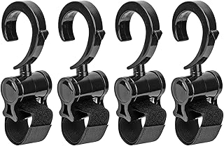 Baby Stroller Hooks,4pcs Pram Hooks Stroller Hooks Pushchair Hooks Pram Clips Hooks,Shopping Accessories Bag Holder Hook Mommy Bag Hooks Accessory Wheelchair Hooks for Hanging Toy