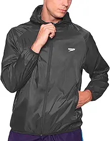 Jaqueta Corta Vento Masculina Essential com Capuz e Abertura Frontal Speedo Adulto