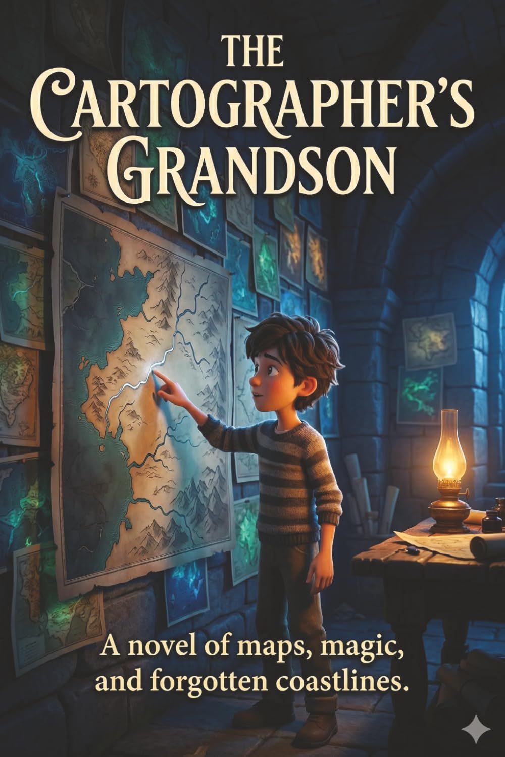 The Cartographer`s Grandson: A Novel of Maps, Magic, and forgotten coastlines. A Middle Grade Portal Fantasy Adventure: Discover the Hidden Workshop, ... Maps, and Save a World Before it Fades.