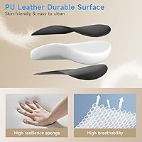 Vista 3 de Office Chair Ergonomic Desk Chair 350lbs Comfy Mesh Computer Chair with Adjustable Lumbar Support Flip-up Armrests, Executive Rolling Swivel Comfy