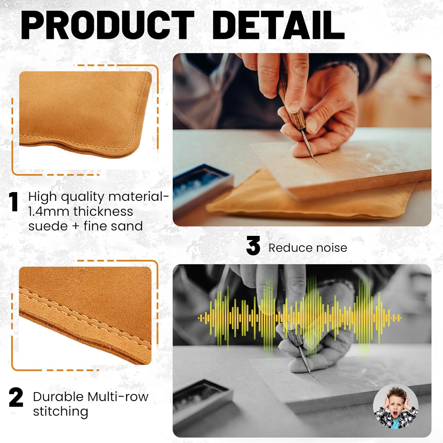MorningRo 10 Metal Stamping Sand Bag Tool Square Leather Sandbag Cushion Stitched Jewelry Sand Bag for Jewelry Metal Stamping Dapping Chasing Hammering Engraving and Wire Forming