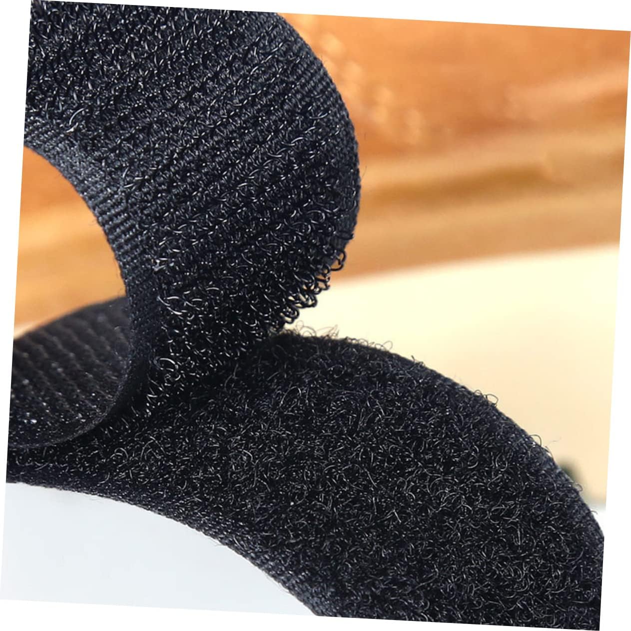 4Pcs Adjustable Ice Grippers Shoe Bandages with Nylon Straps for Snow Traction Lightweight Climbing Crampons Slip Binding for Hiking Running Winter Outdoor Activities