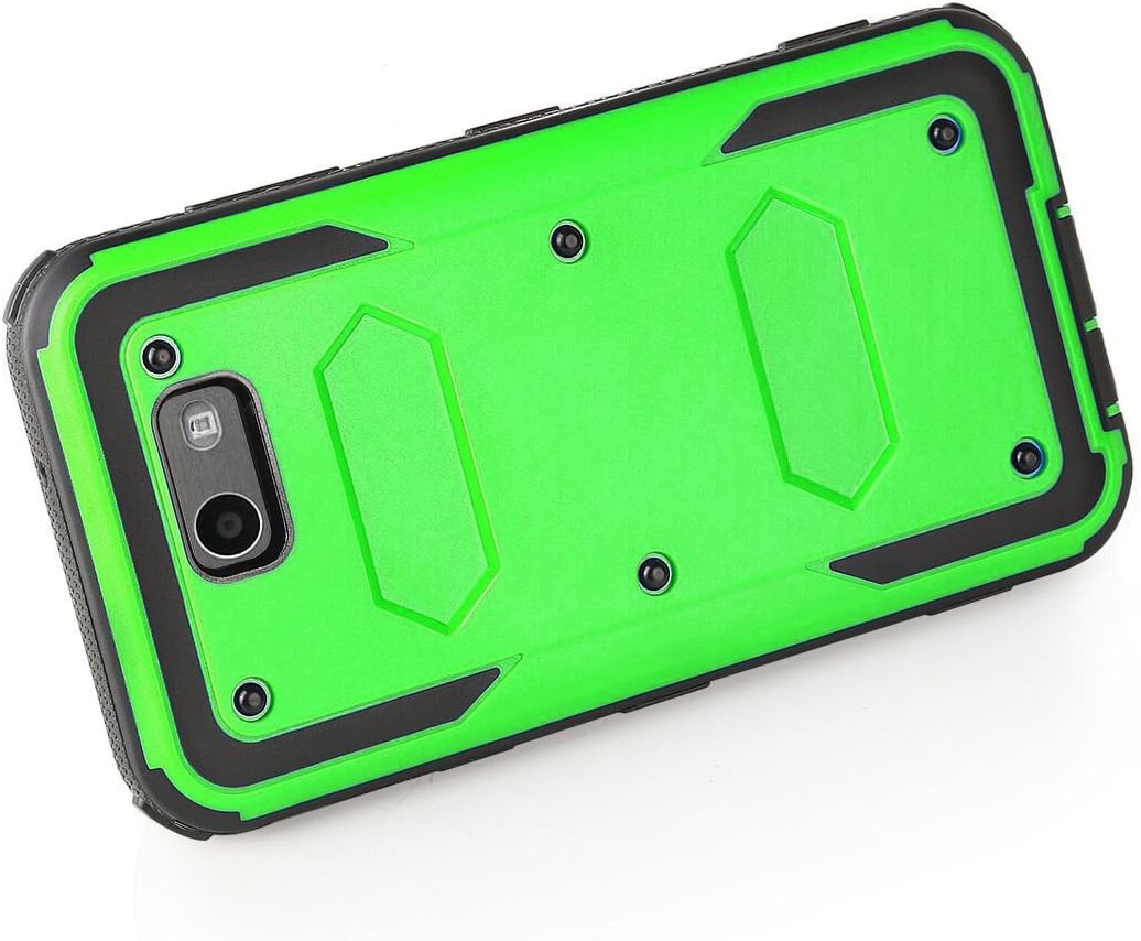 Samsung Galaxy J7 2017 Case,J.west Heavy Duty Full-Body Rugged Holster Case with Detachable Rotatable Belt Clip Kickstand Phone Cover for Galaxy Halo/J7 2017/J7 V/J7 Sky Pro/J7 Perx/J7V 2017/J7 Prime