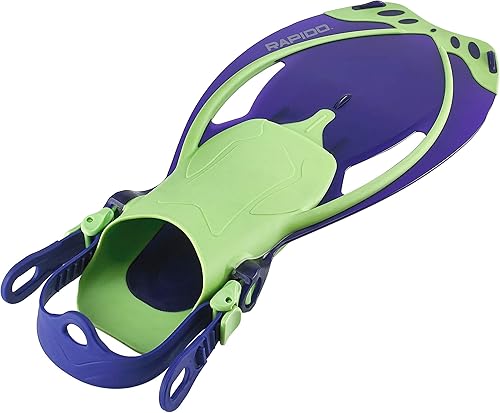 Miniatura 6 de Phantom Aquatics Rapido Boutique Collection Sea Breeze - Juego de esnórquel para niños con aletas  Máscara de buceo antivaho para niños y esnórquel