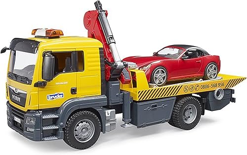 Miniatura 5 de Bruder 03750 Man TGS Remolque Roadster y módulo de luz y sonido