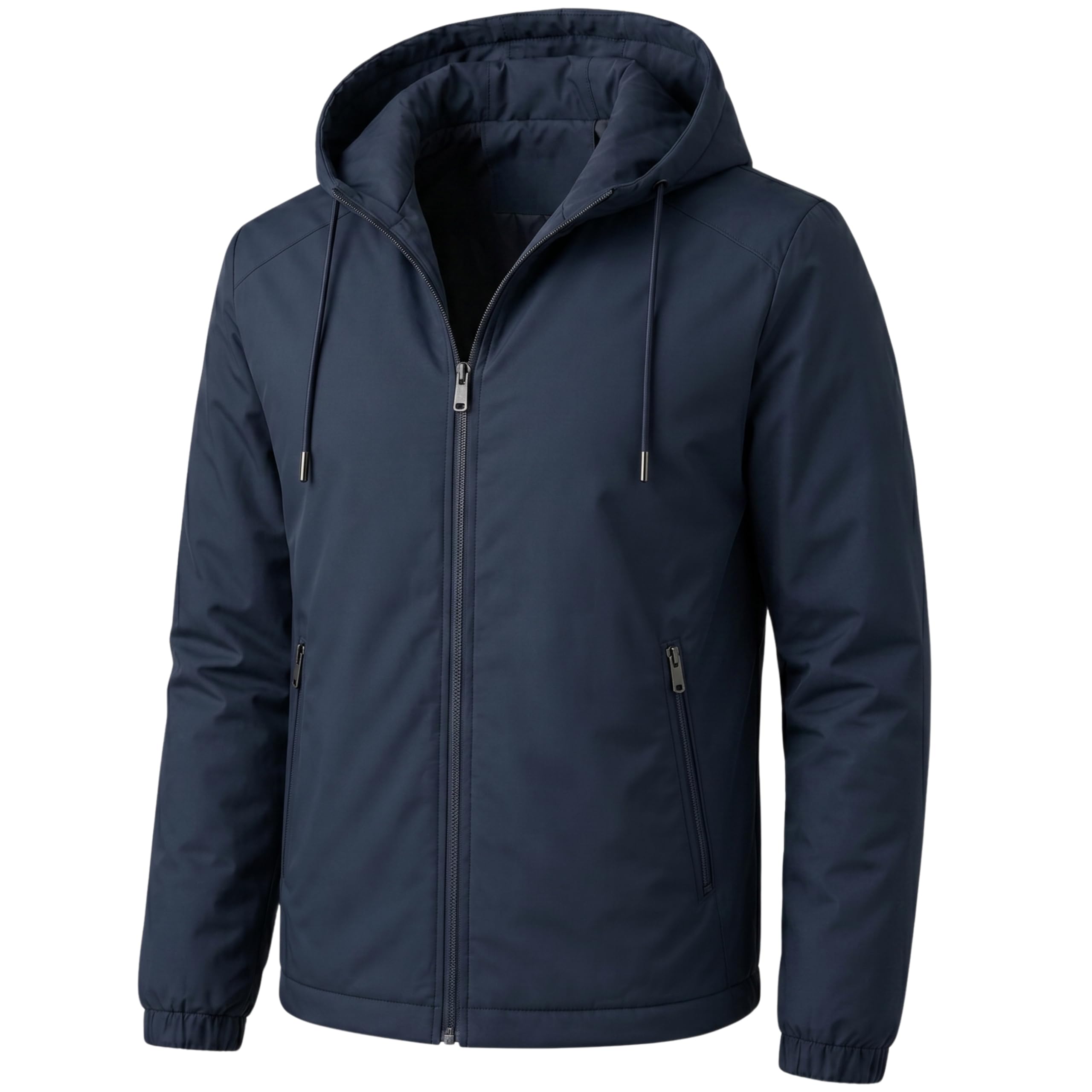 Rain Jacket for Men Waterproof for Bike Riders with Adjustable Hood Along with Inner Pockets,Waterproof Raincoat with Polyester Jacket, Zipper Pockets & Elastic Cuffs For Bike, Travel & Daily Wear-image-18